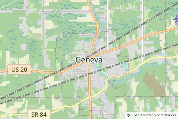 Karte Geneva