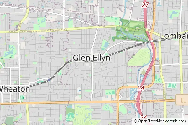 Karte Glen Ellyn