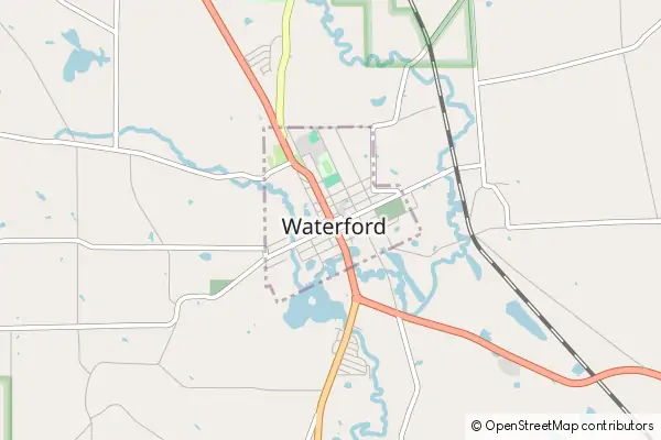 Karte Waterford