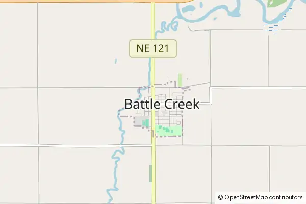 Karte Battle Creek