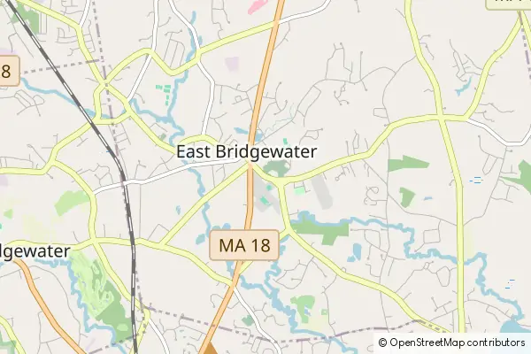 Karte East Bridgewater