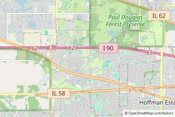 Karte Hoffman Estates