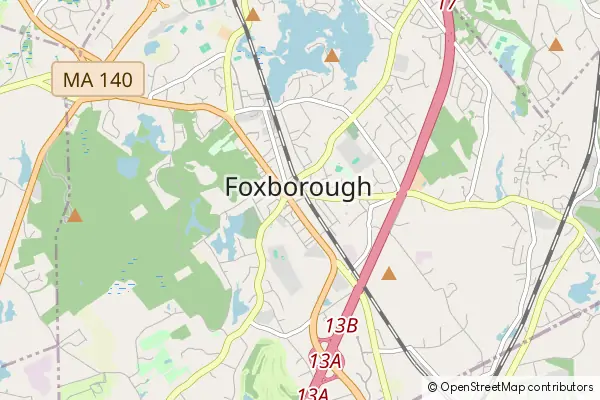 Karte Foxborough