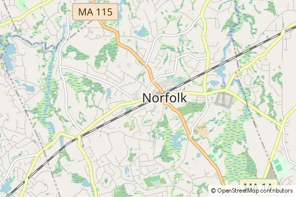 Karte Norfolk