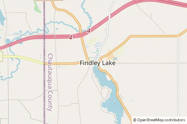 Karte Findley Lake