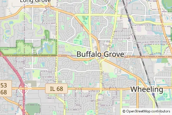 Karte Buffalo Grove