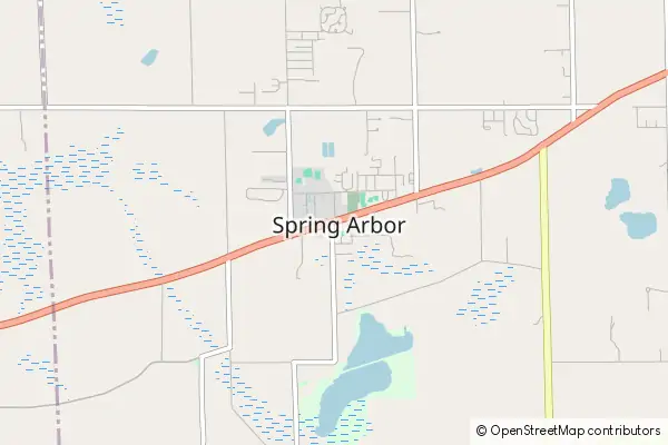 Karte Spring Arbor