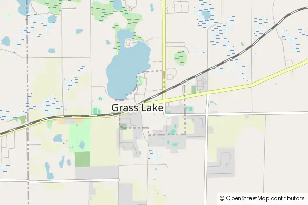 Karte Grass Lake