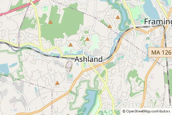 Karte Ashland