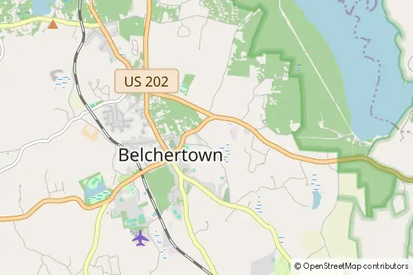 Karte Belchertown