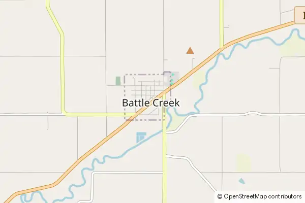 Karte Battle Creek