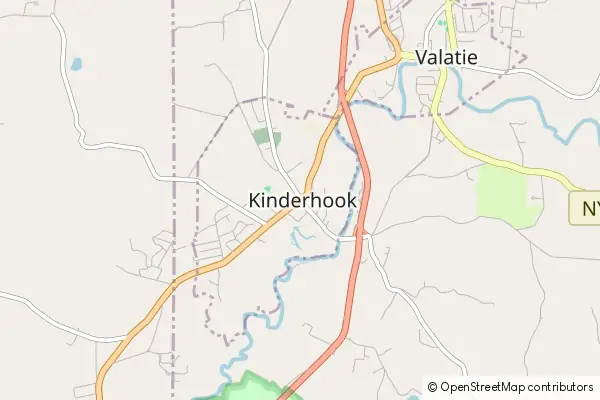 Karte Kinderhook