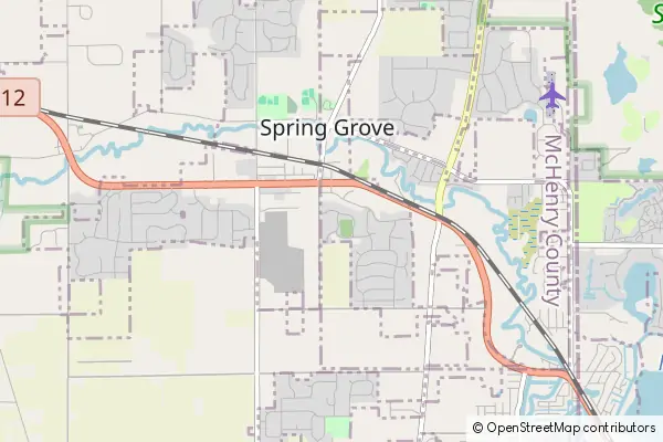 Karte Spring Grove