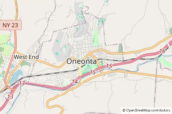 Karte Oneonta