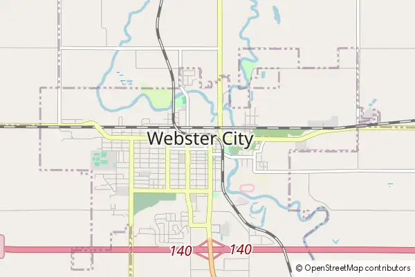 Karte Webster City