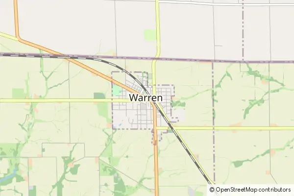 Karte Warren