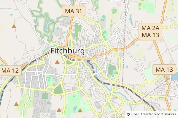 Karte Fitchburg