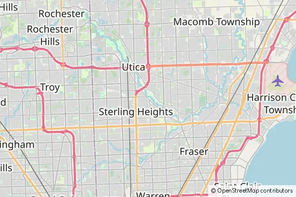 Karte Sterling Heights
