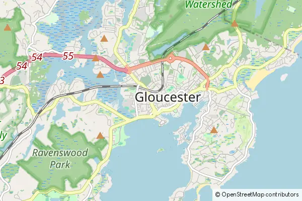 Karte Gloucester