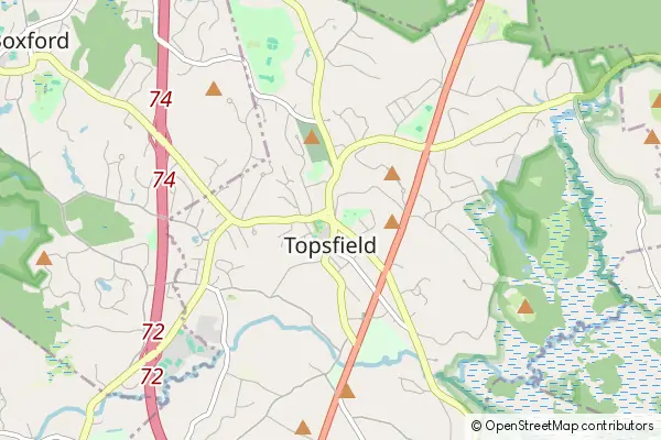 Karte Topsfield