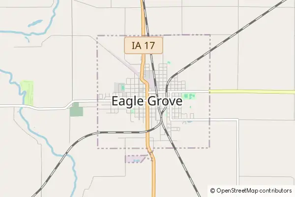 Karte Eagle Grove