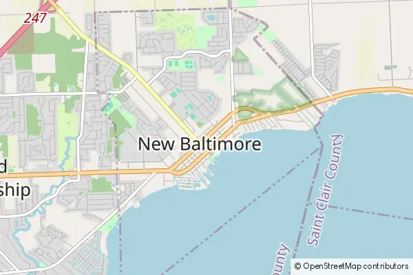 Karte New Baltimore