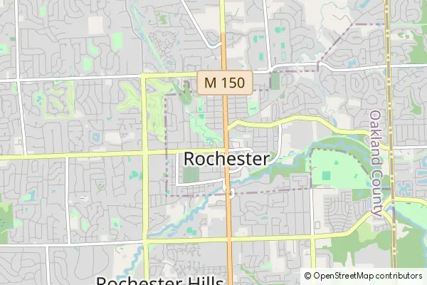 Karte Rochester