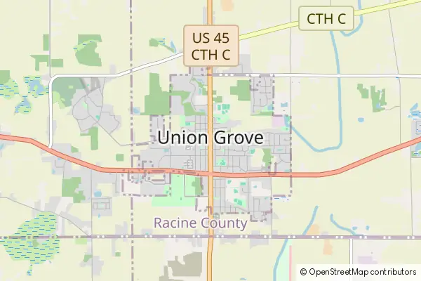 Karte Union Grove