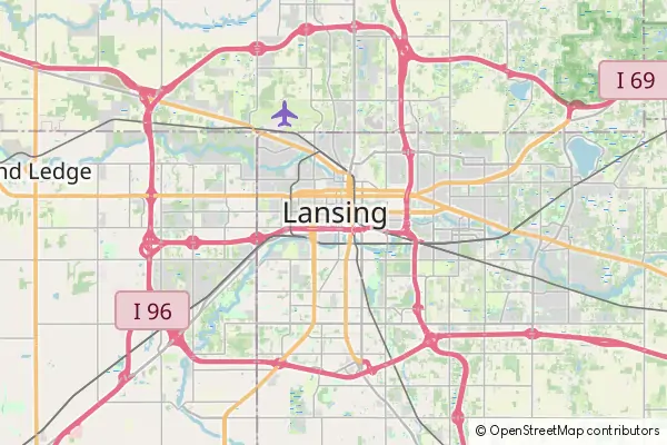 Karte: Lansing • © OpenStreetMap contributors Karte Lansing