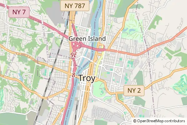 Karte Troy