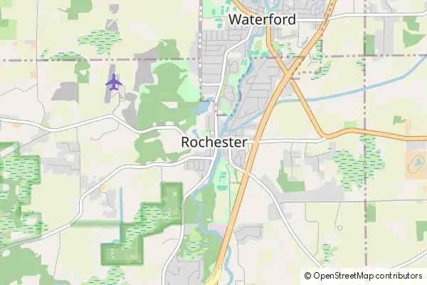 Karte Rochester