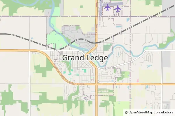 Karte Grand Ledge