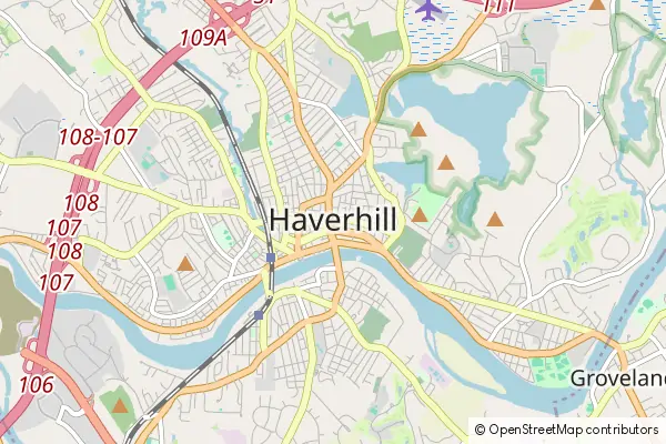 Karte Haverhill