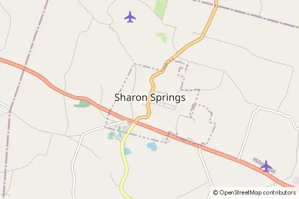 Karte Sharon Springs