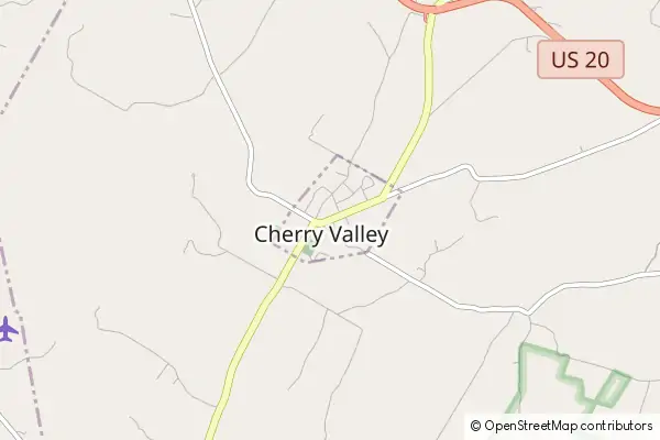 Karte Cherry Valley