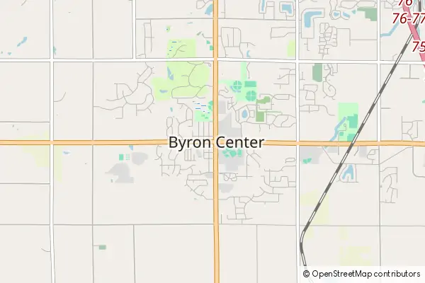 Karte Byron Center