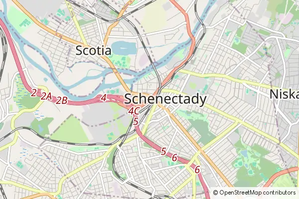 Karte Schenectady