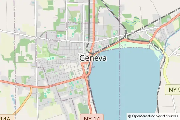 Karte Geneva