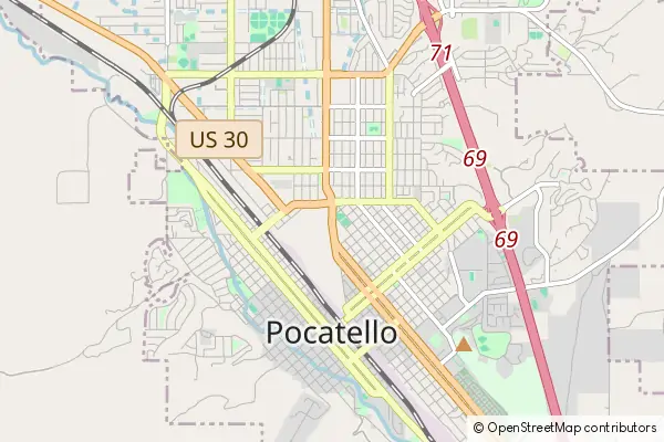 Karte Pocatello