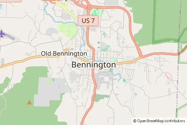 Karte Bennington