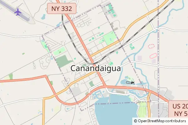 Karte Canandaigua