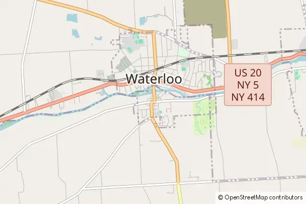 Karte: Waterloo • © OpenStreetMap contributors Karte Waterloo