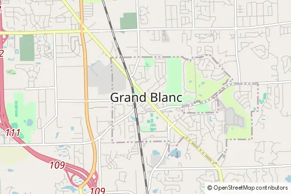 Karte Grand Blanc