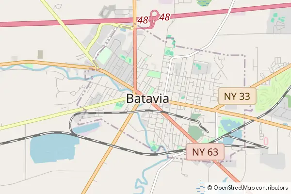 Karte Batavia