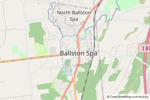 Karte Ballston Spa