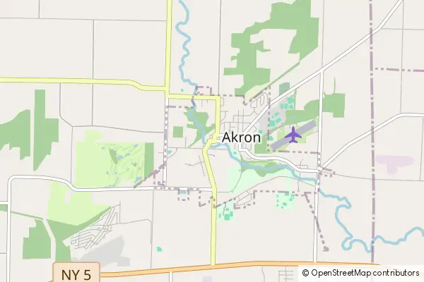 Karte Akron