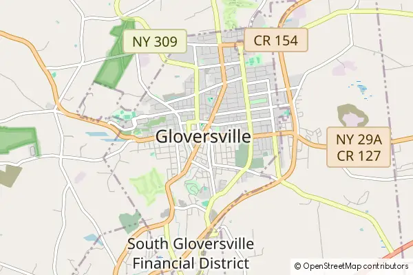 Karte Gloversville