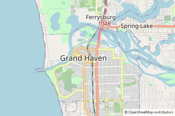 Karte Grand Haven