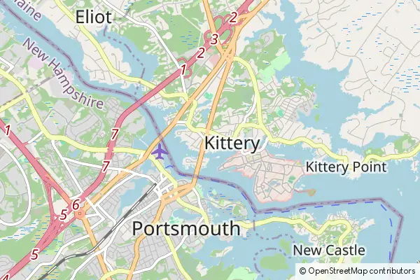 Karte Kittery