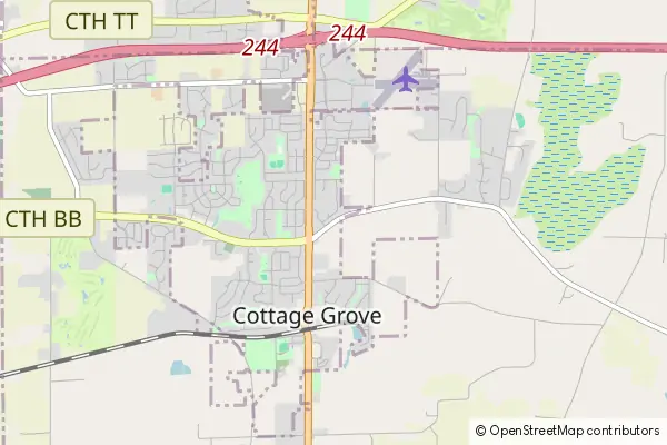 Karte Cottage Grove